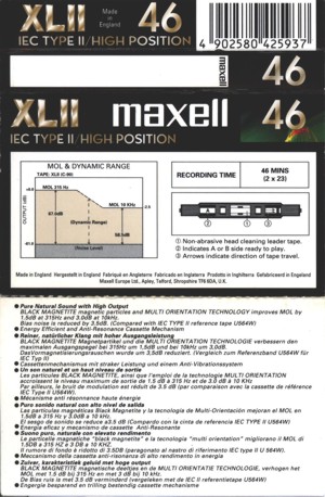 Maxell, Media, Maxell Xl Ii 9 Black Magnetite Factory Sealed Ultra Rare
